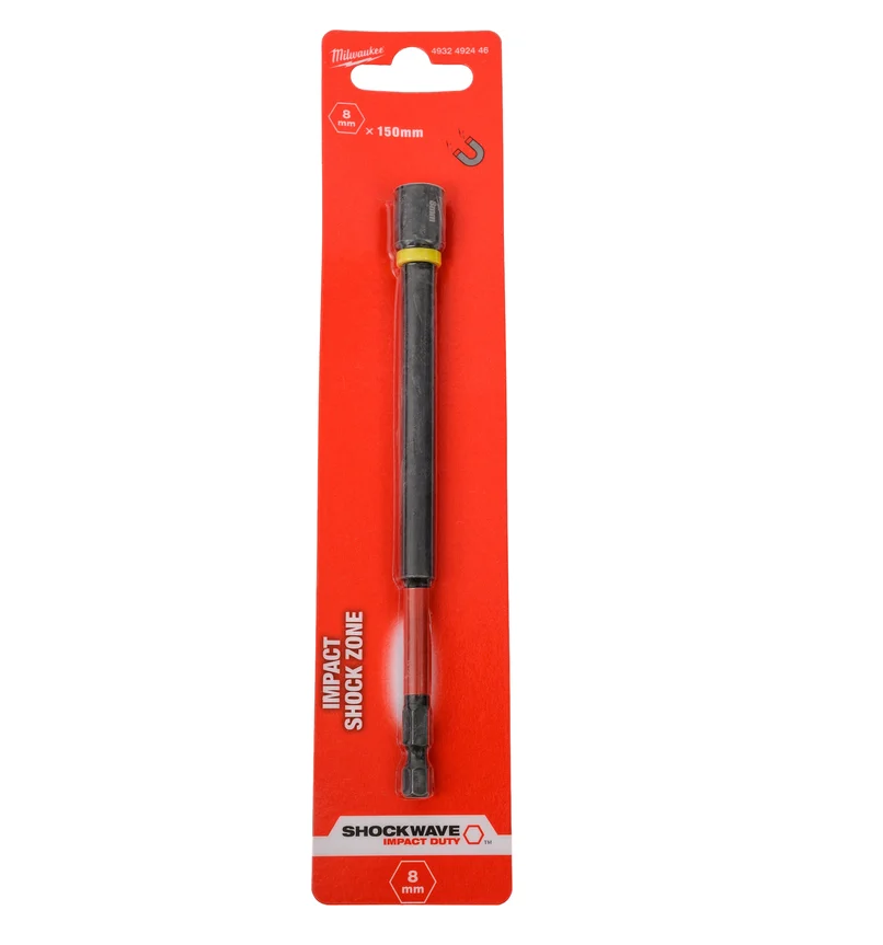 Магнитная торцевая насадка Milwaukee Shockwave 8мм x 150мм, 4932492446
