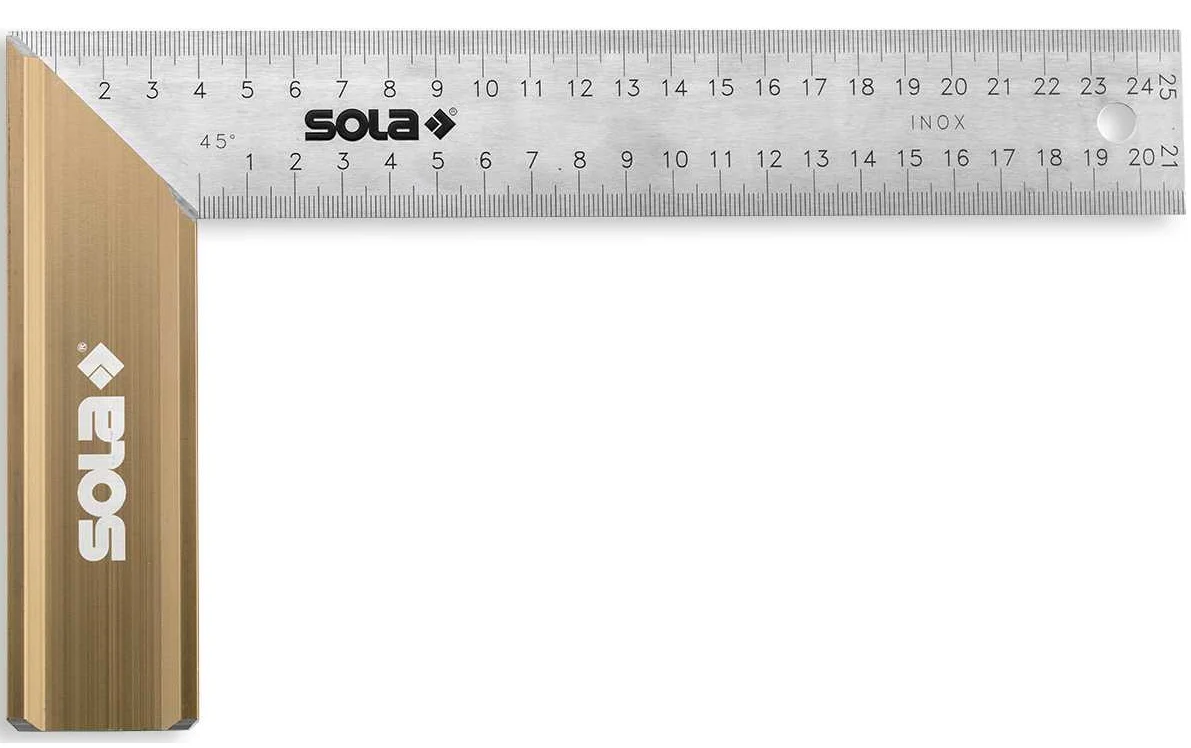 SOLA Угольник столярный алюминий SRB 350 350х170 мм 56012301