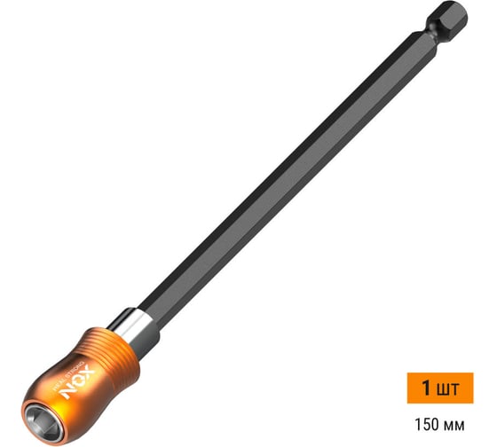 Держатель для бит QUICK LOCK E6,3 150мм, 1 шт карта, 350502