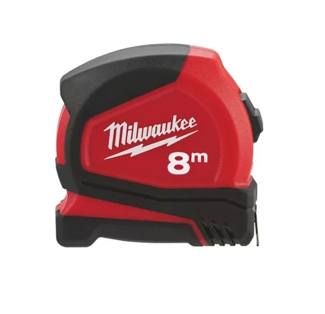 Рулетка Milwaukee PROCOMPACT 8м (ширина полотна 25мм), 4932459594