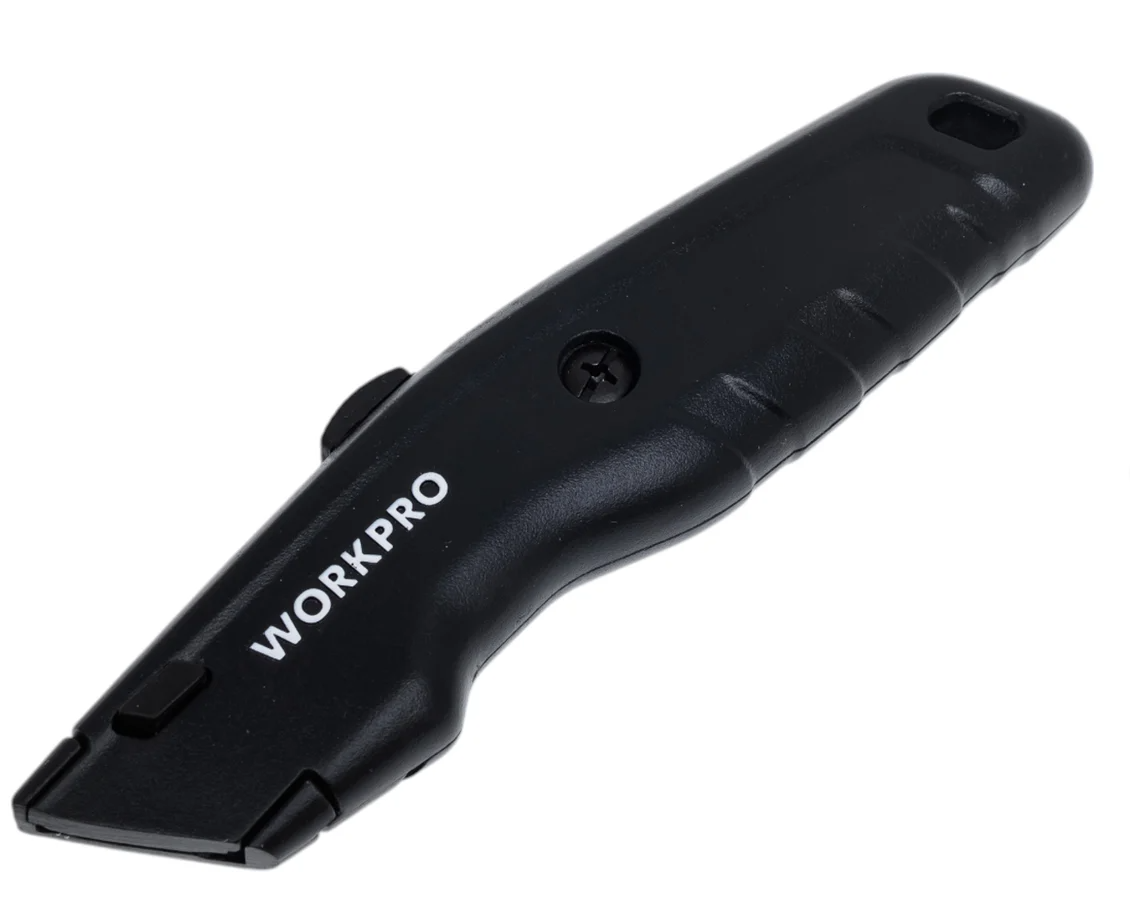 Нож алюминиевый металлический быстрая смена WP213008 WORKPRO.