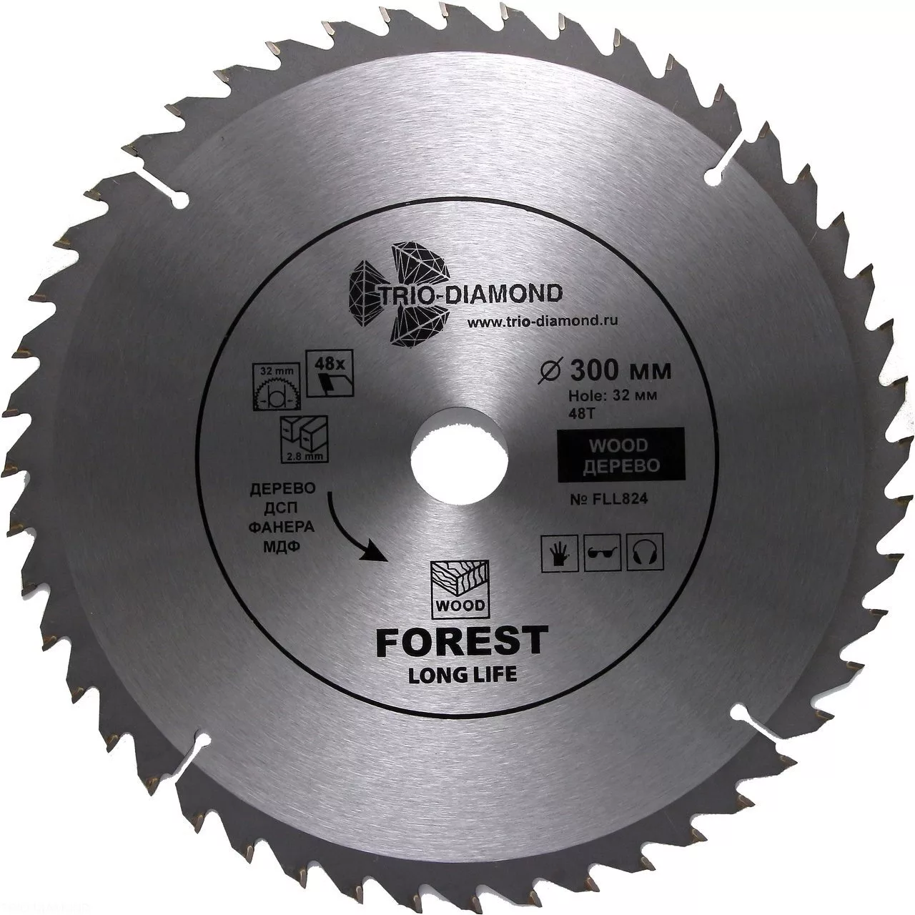 Диск Trio-Diamond Forest Long Life 300*48T*32/30 mm FLL824