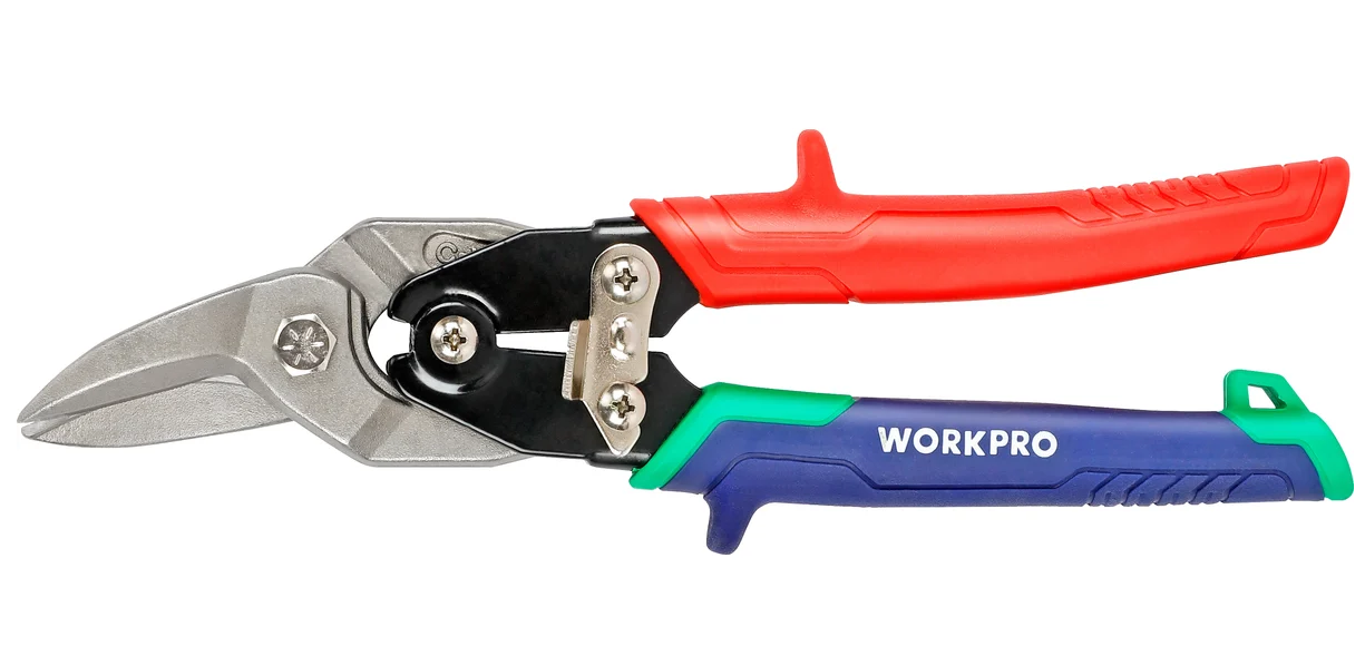 Ножницы по металлу WP214019  WORKPRO 250MM (10") ПРОФЕССИОНАЛЬНЫЕ ПРАВЫЕ
