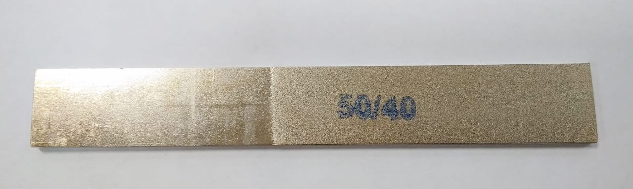Брусок алмазный с ручкой 50/40 140×20×3 Россия 17270