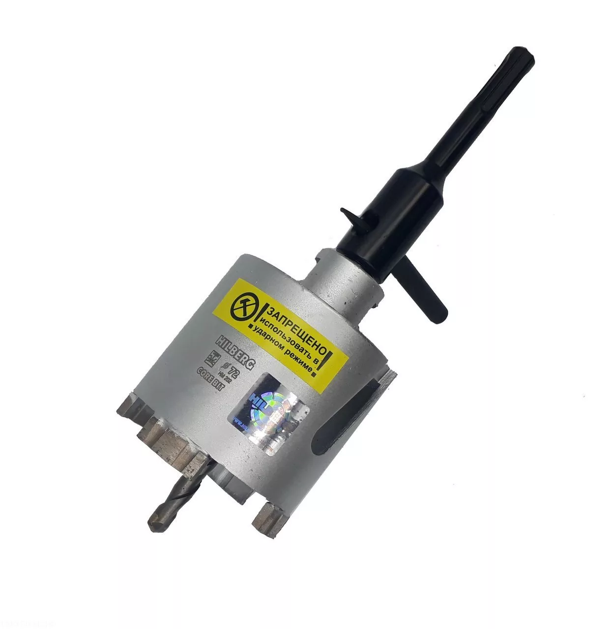 Алмазная коронка Hilberg Laser Подрозетник 4T 72*60mm HM202