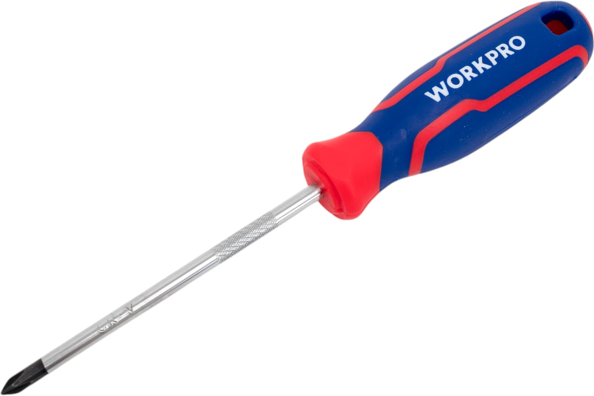 Отвертка  с магнитным наконечником PH1X100 мм CR-V WORKPRO, WP221027