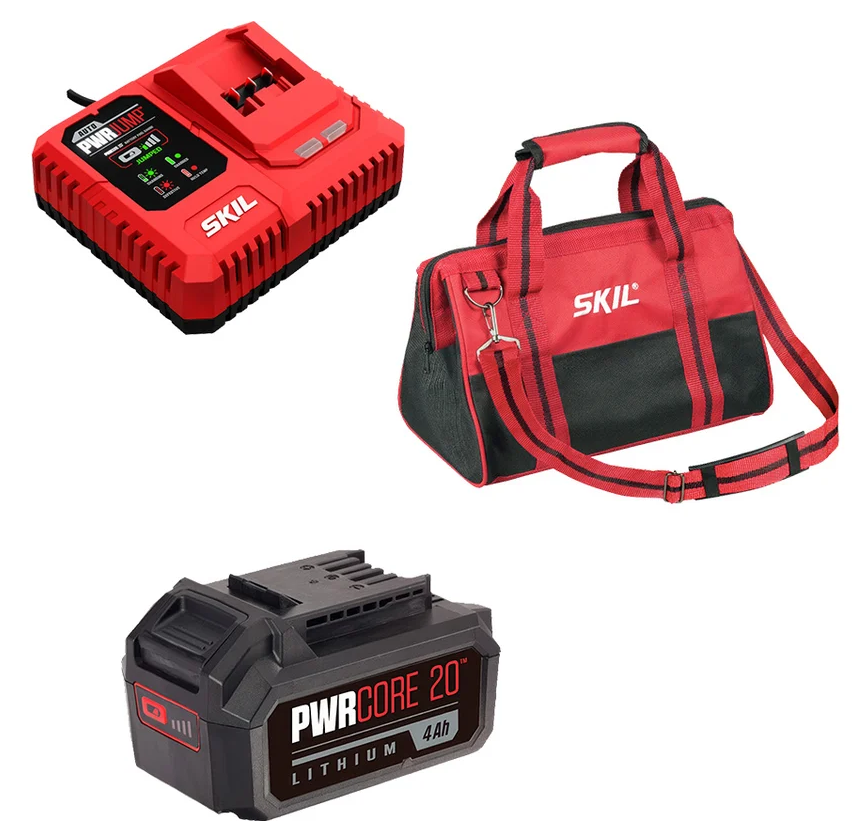 Набор: Зарядное устройство SKIL QC5360 (150W) и Аккумуляторная батарея BY5196 (4Ач) +сумка BG3224