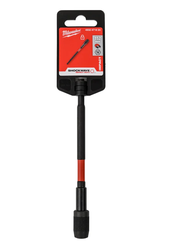 Держатель Milwaukee для бит с фиксатором 152мм хвостовик - HEX 1/4" (1шт)
