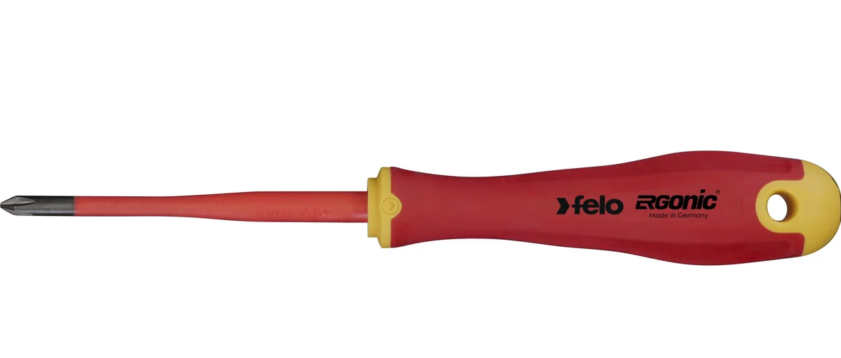 Felo Отвертка диэлектрическая PH 1х80 E-Slim Ergonic 41419290