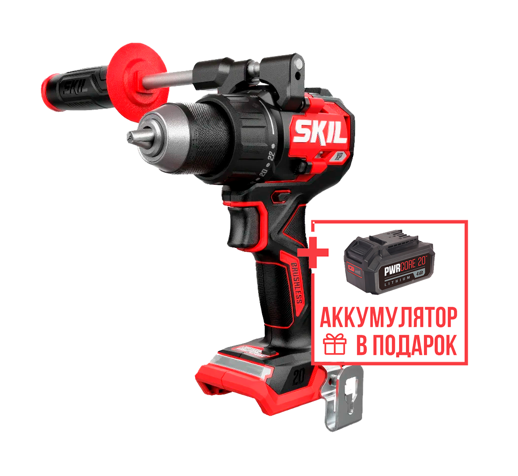 Весь февраль:  аккумулятор в подарок на инструмент SKIL из списка