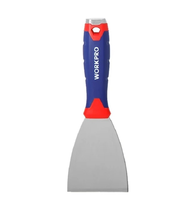 Шпатель гибкий из нержавеющей стали 100 мм WP321012 WORKPRO.