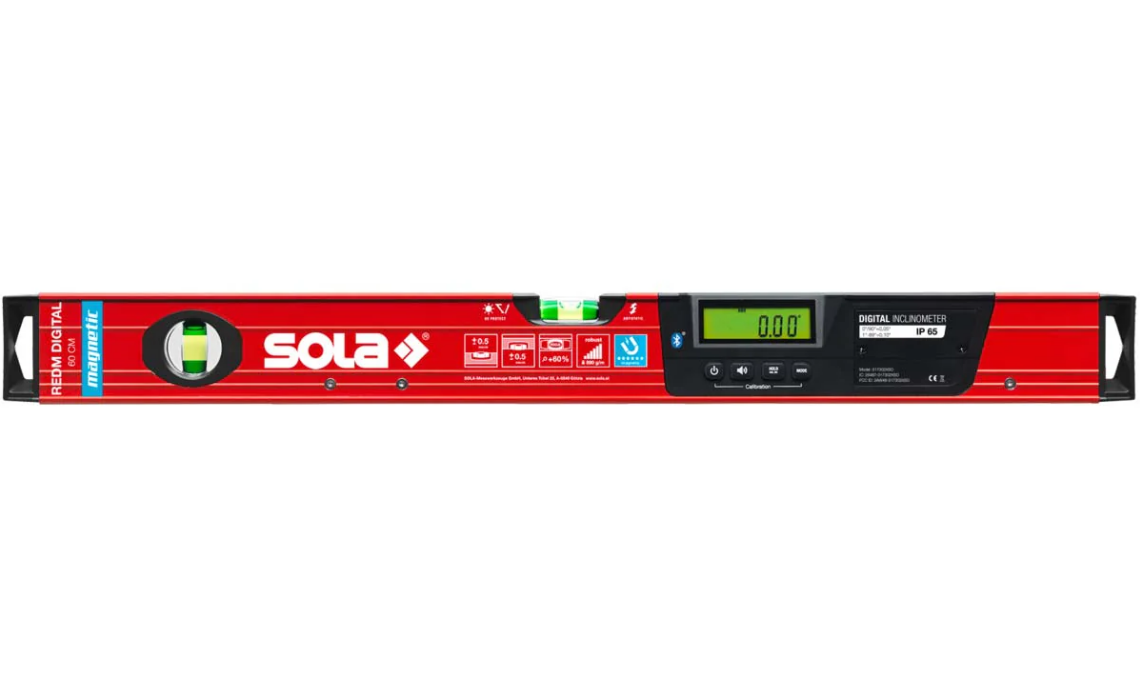 SOLA Уровень алюминиевый магнитный электронный дисплей REDM 60 см digital 01735801