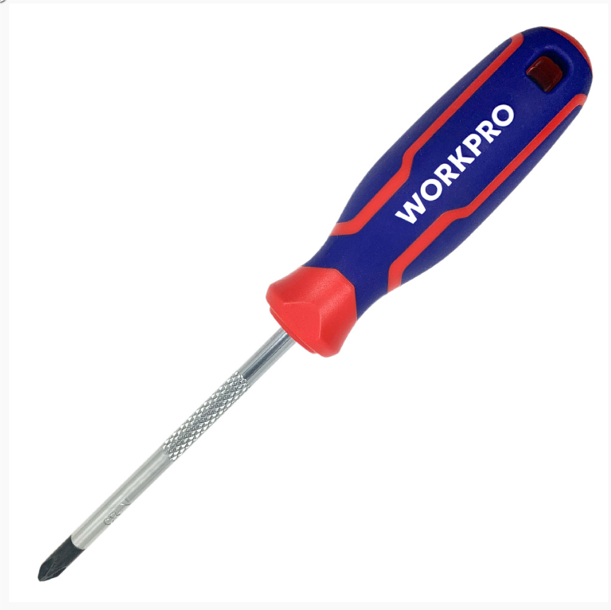 Отвертка с магнитным наконечником CR-V PH2 x 200мм WP221031 Workpro.