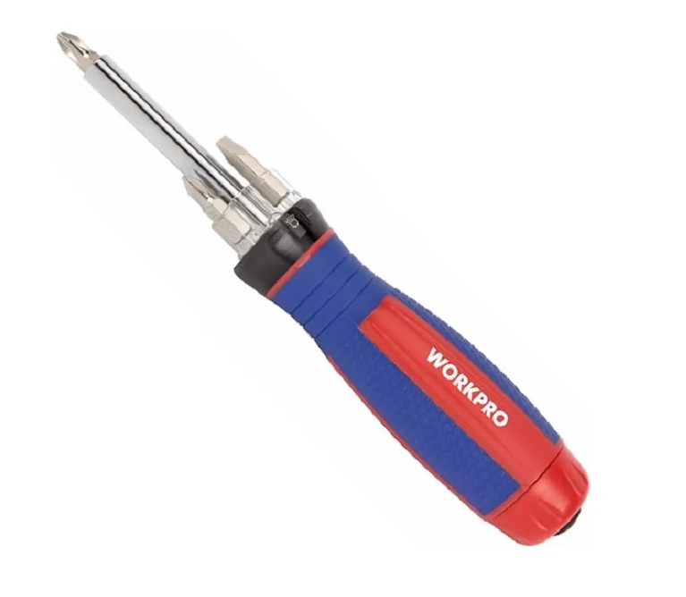 Отвертка 4в1 с подсветкой CR-V WP221047 WORKPRO