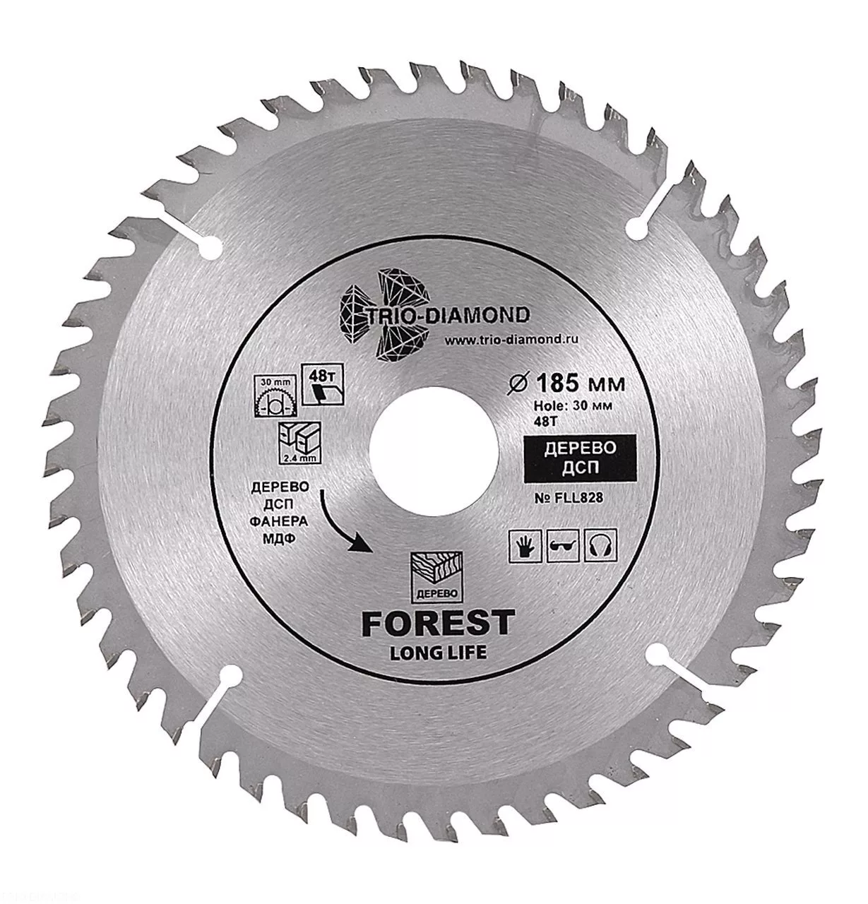 Диск Trio-Diamond Forest Long Life 185*48T*30/20/16mm FLL828