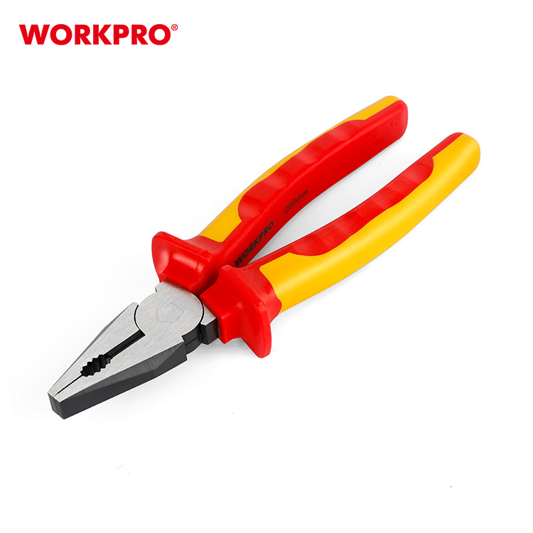 Пассатижи диэлектрические комбинированные 180мм (до 1000В) WORKPRO WP342002