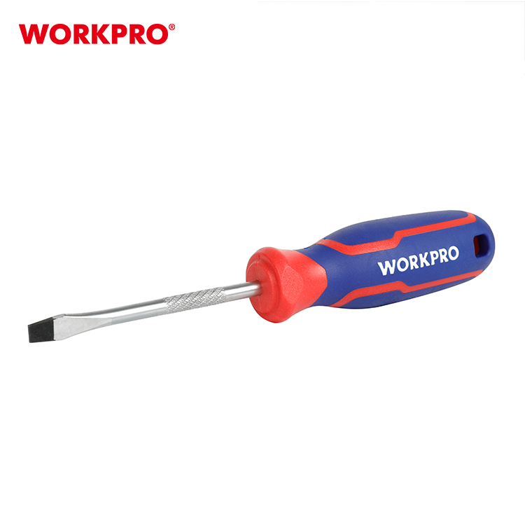 Отвертка с магнитным наконечником Шлиц 4X100мм CR-V WP221014 WORKPRO