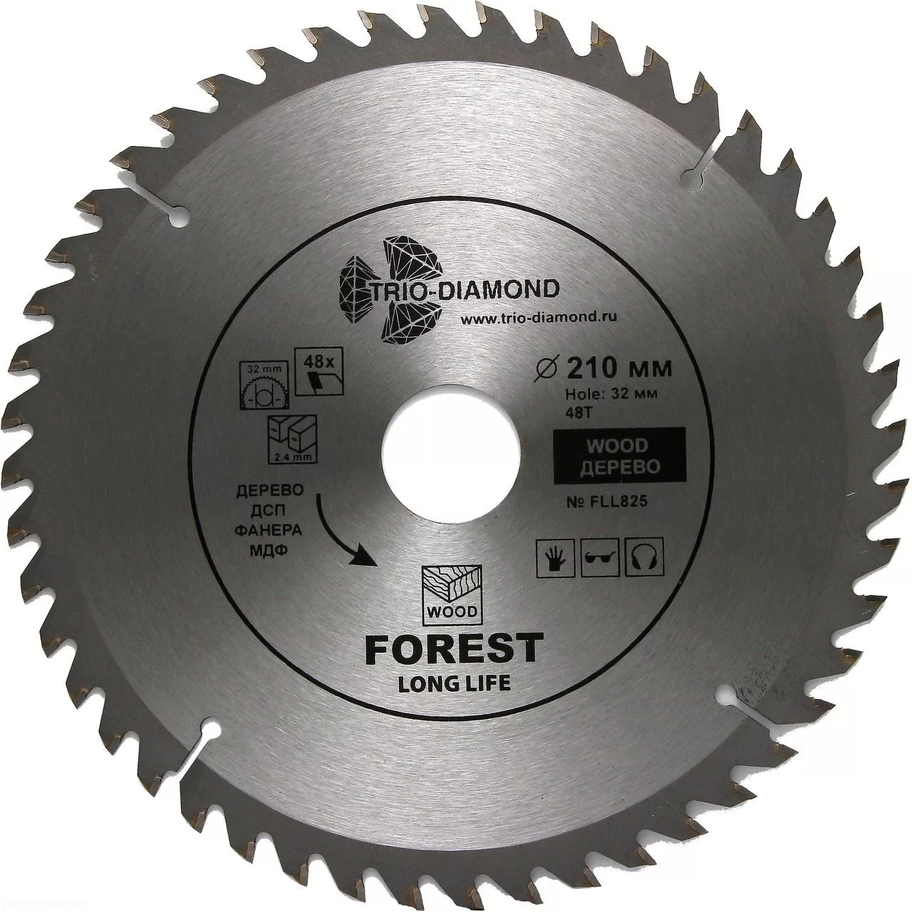 Диск Trio-Diamond Forest Long Life 210*48T*32/30mm FLL825