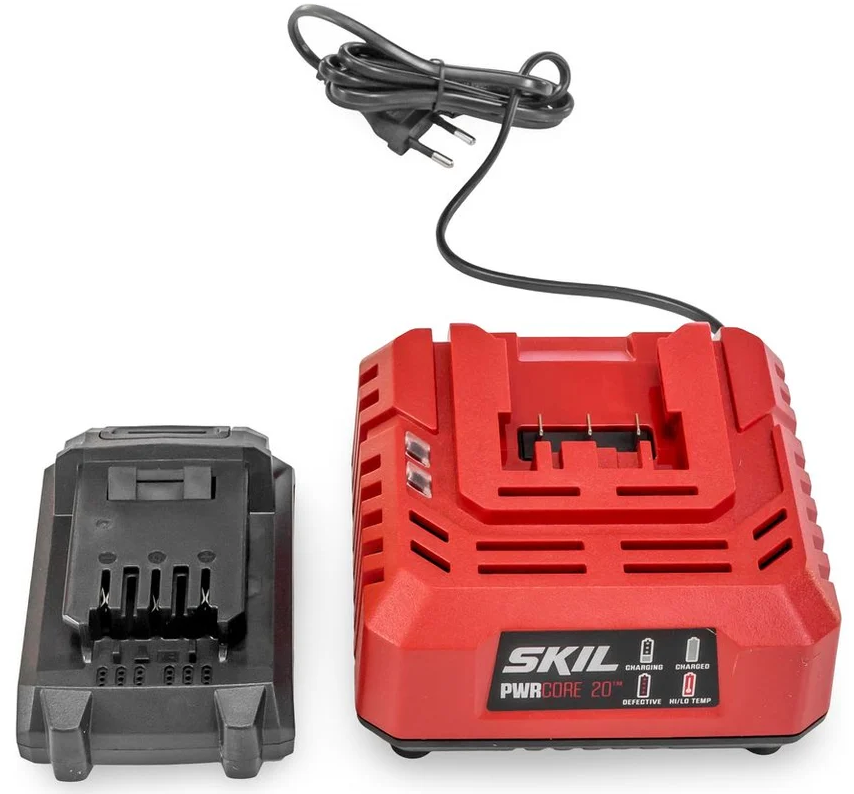 Набор: Зарядное устройство SKIL SC0060 (60W) и Аккумуляторная батарея SKIL BY5197 (2Ач), CB5197SE11