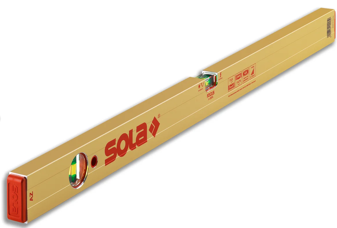 SOLA Уровень алюминевый AZ 40, L=40 см, 2 глазка, точн. 0,5 мм/м 01160501