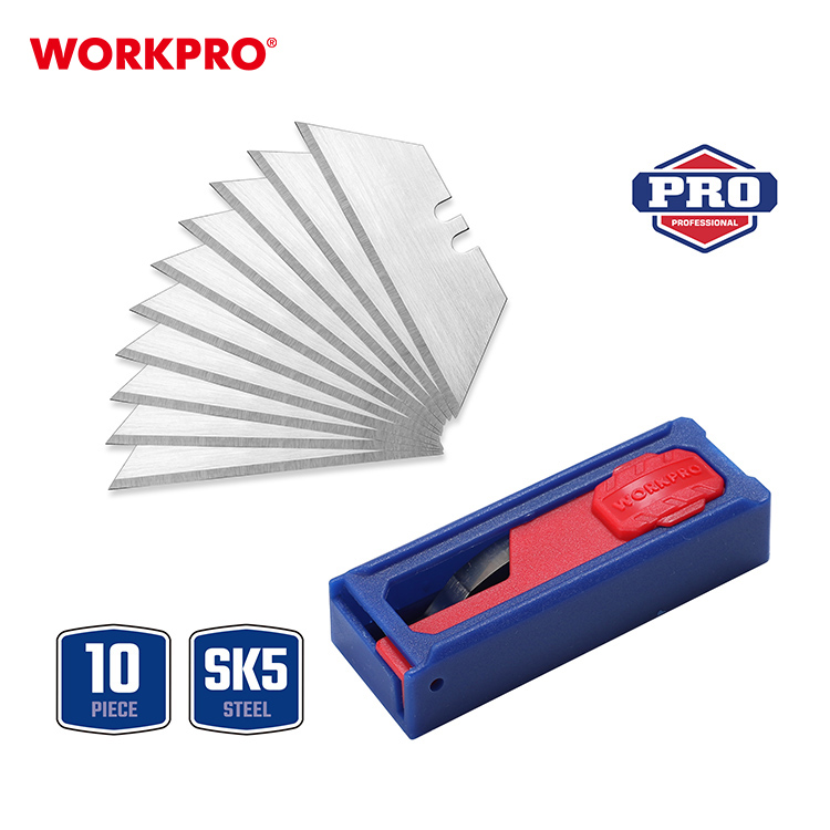 Лезвия сменные трапецевидные WP213002 WORKPRO SK5 (10шт)