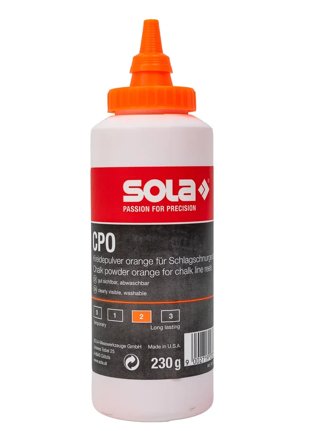 SOLA Порошок меловый оранжевый 230 г CPO 230 66152701