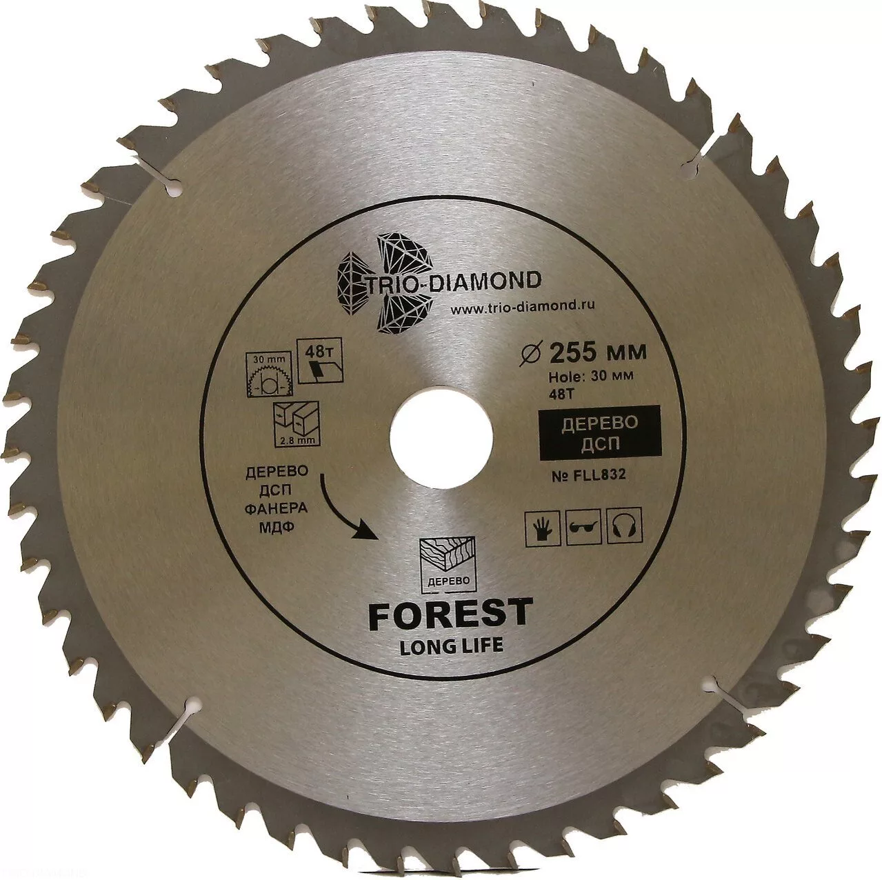 Диск Trio-Diamond Forest Long Life 255*48Т*30/20mm FLL832