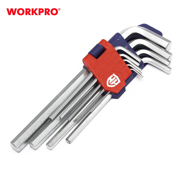 Набор шестигранных ключей  9шт (Метрический) WP222004 WORKPRO