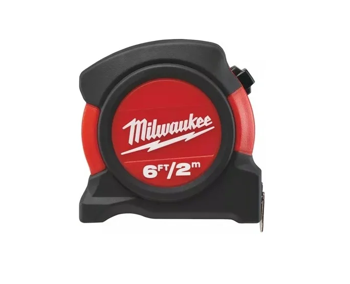 Рулетка метрическая без магнитная Milwaukee 2 м (1шт), 48225502