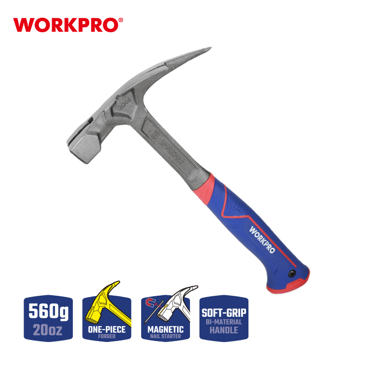 Молоток кровельщика 560г WP241061 Workpro