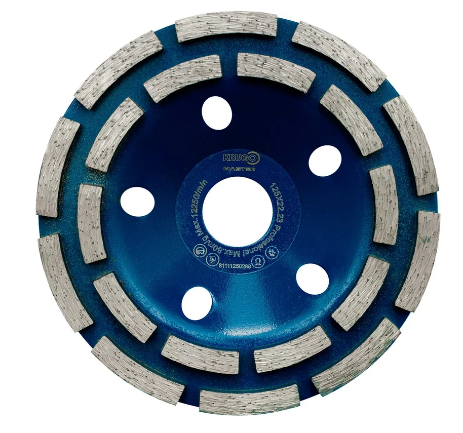 Чашка алмазная сегментная для бетона KRUGO MASTER 125x5  81111250289