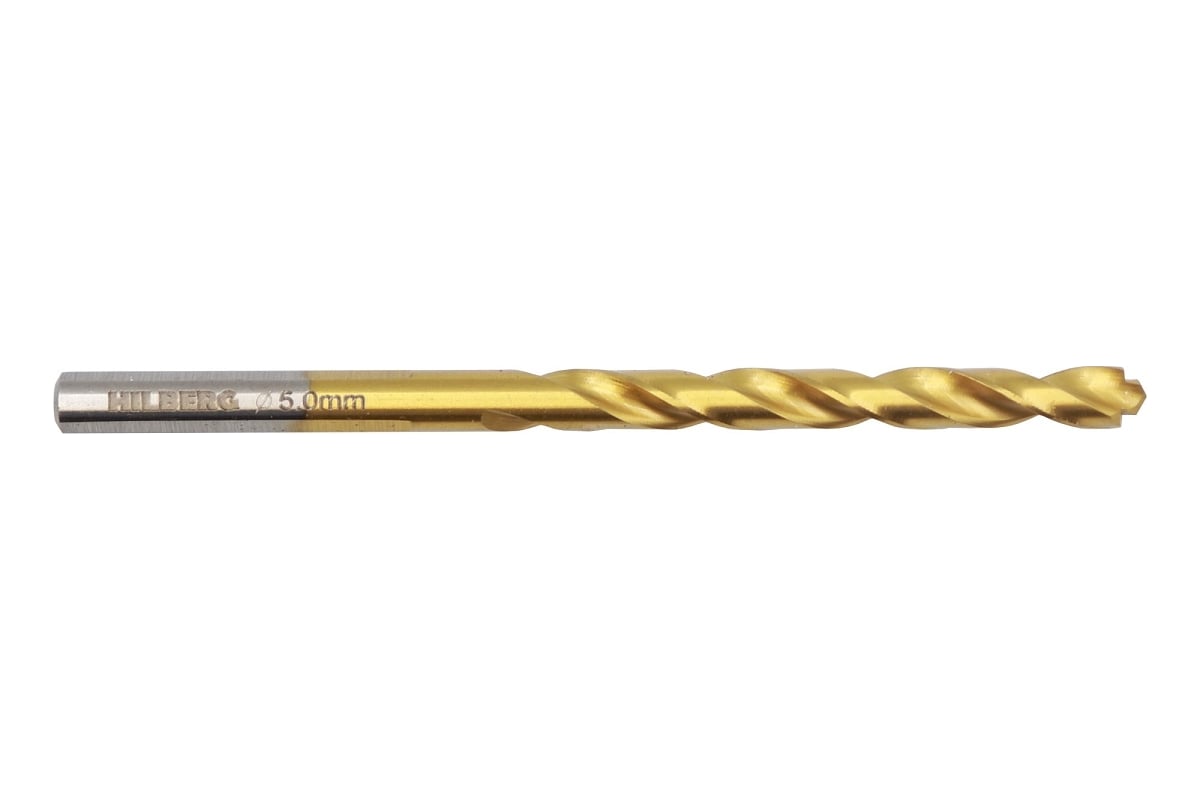 Сверло по металлу 5.0*86(52)мм Hilberg Cobalt 5% TOP, CO050