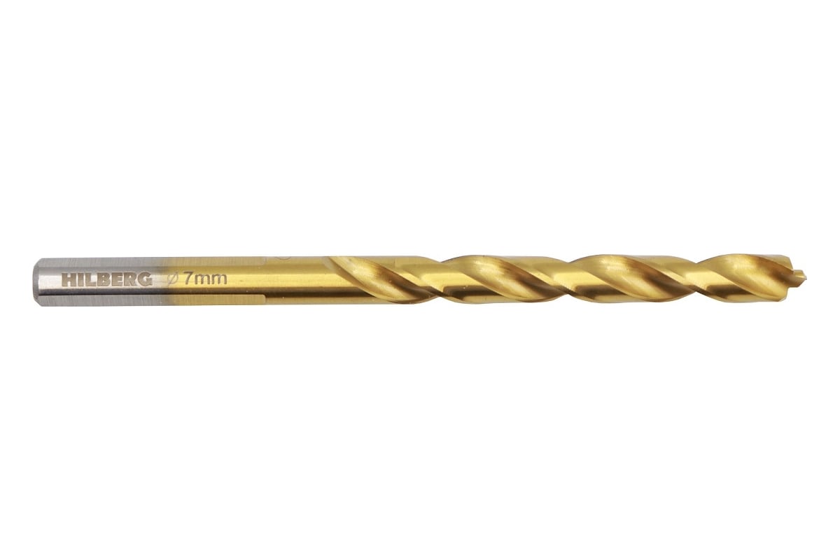 Сверло по металлу 7.0*109(69)мм Hilberg Cobalt 5% TOP, CO070