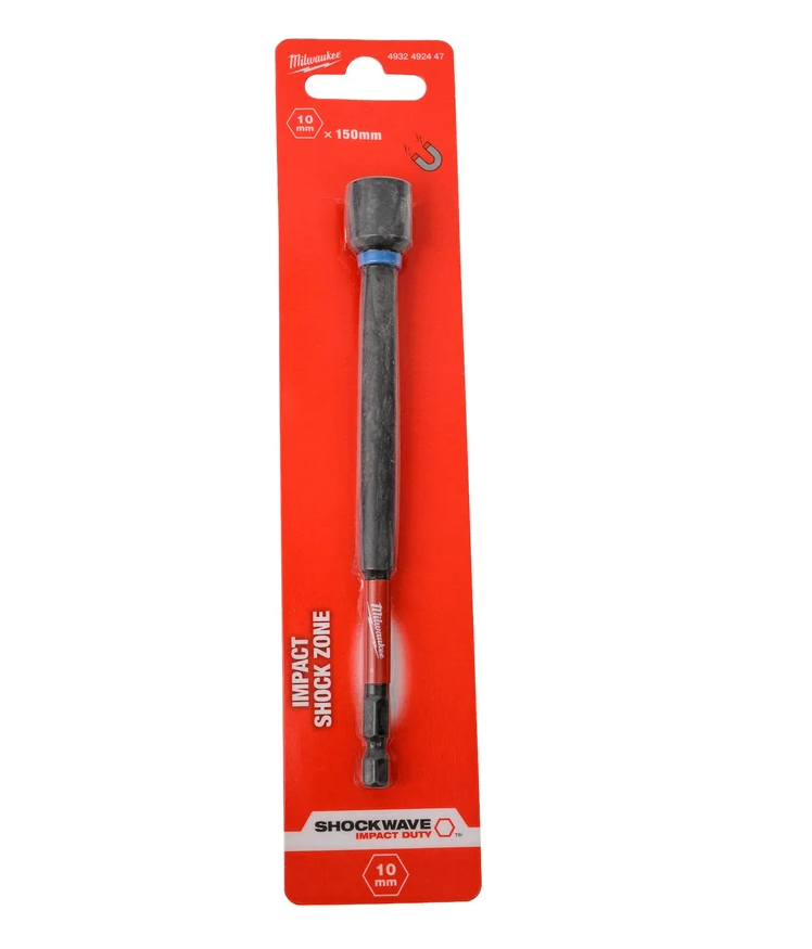 Магнитная торцевая насадка Milwaukee Shockwave 10мм x 150мм, 4932492447