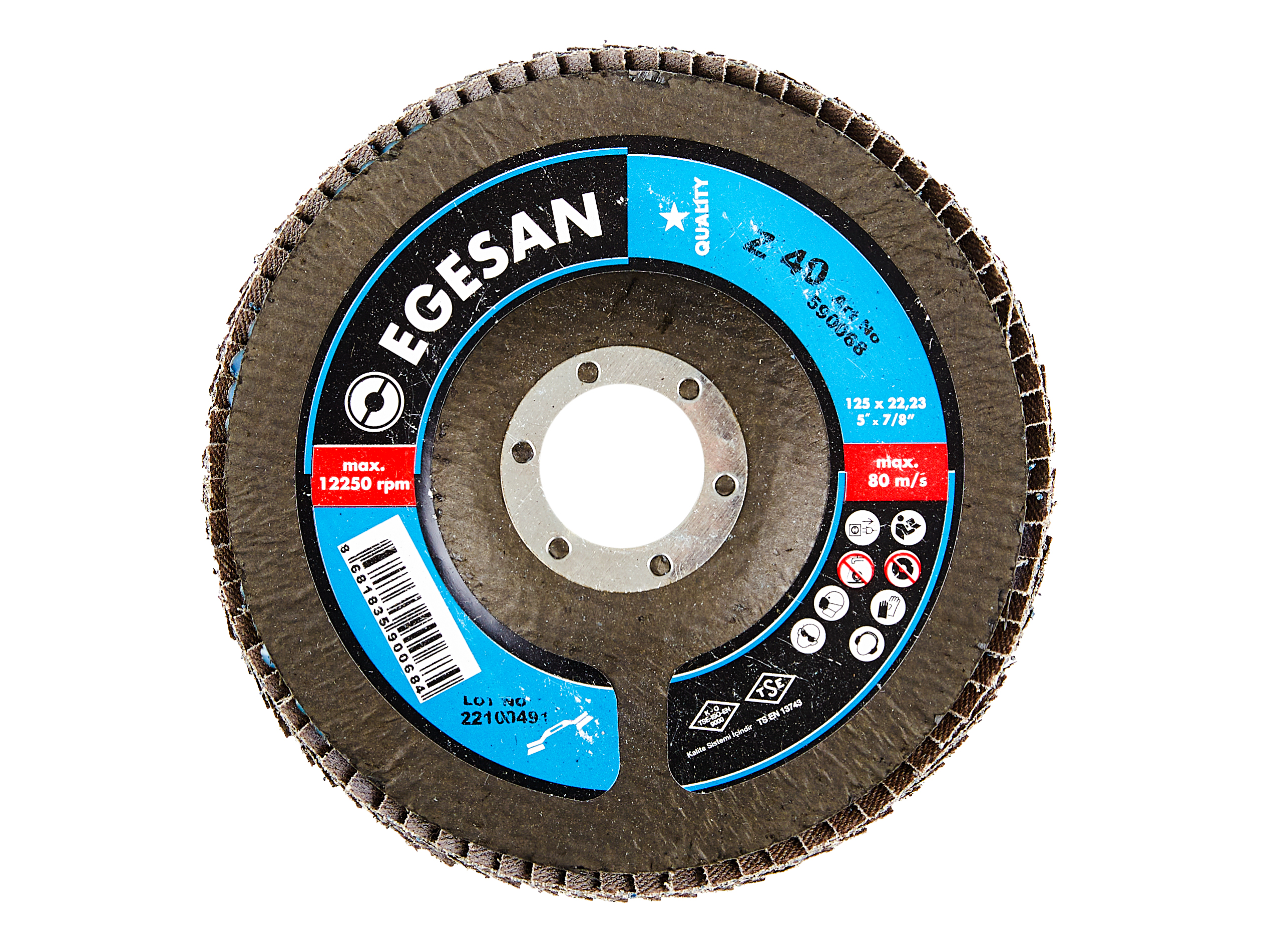 EGESAN Круг лепестковый торцевой зернистость 40 590068